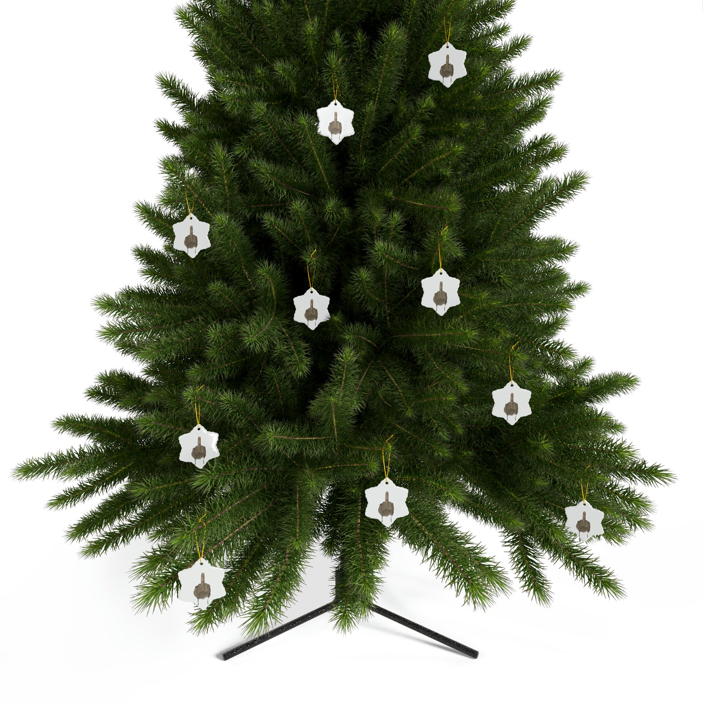 Middle Finger Ceramic Ornaments (1pc, 3pcs, 5pcs, 10pcs)