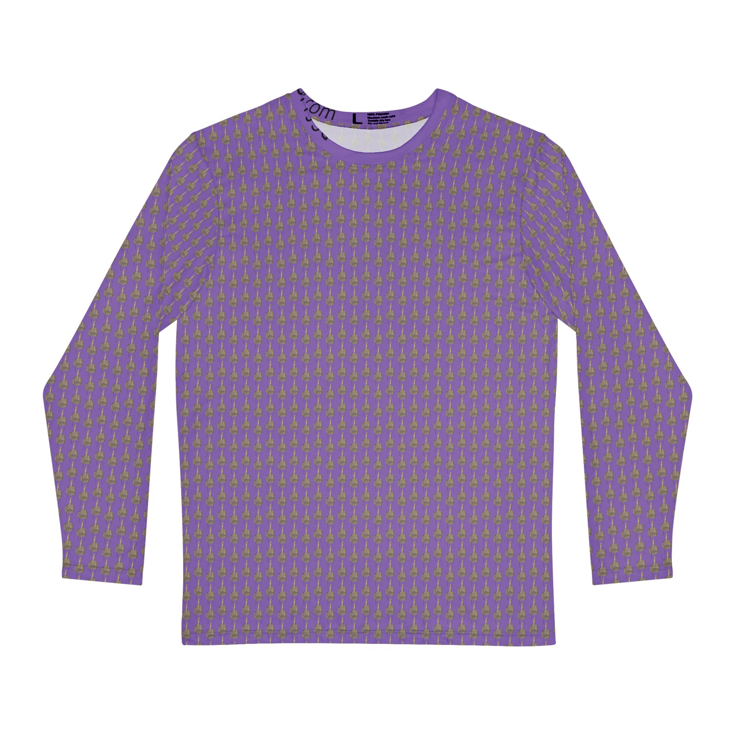 Middle Finger Shirt Men's Long Sleeve Shirt