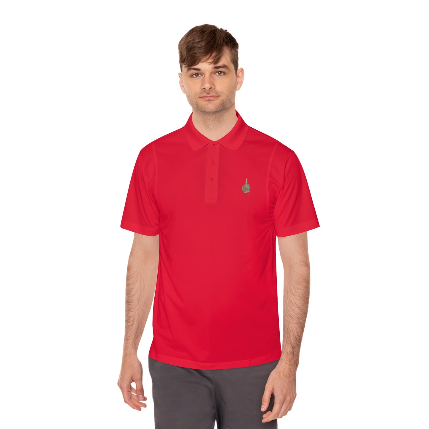 The “Effortlessly Disrespectful” Polo 🖕Middle Finger Golf Polo Men's Sport Polo Shirt