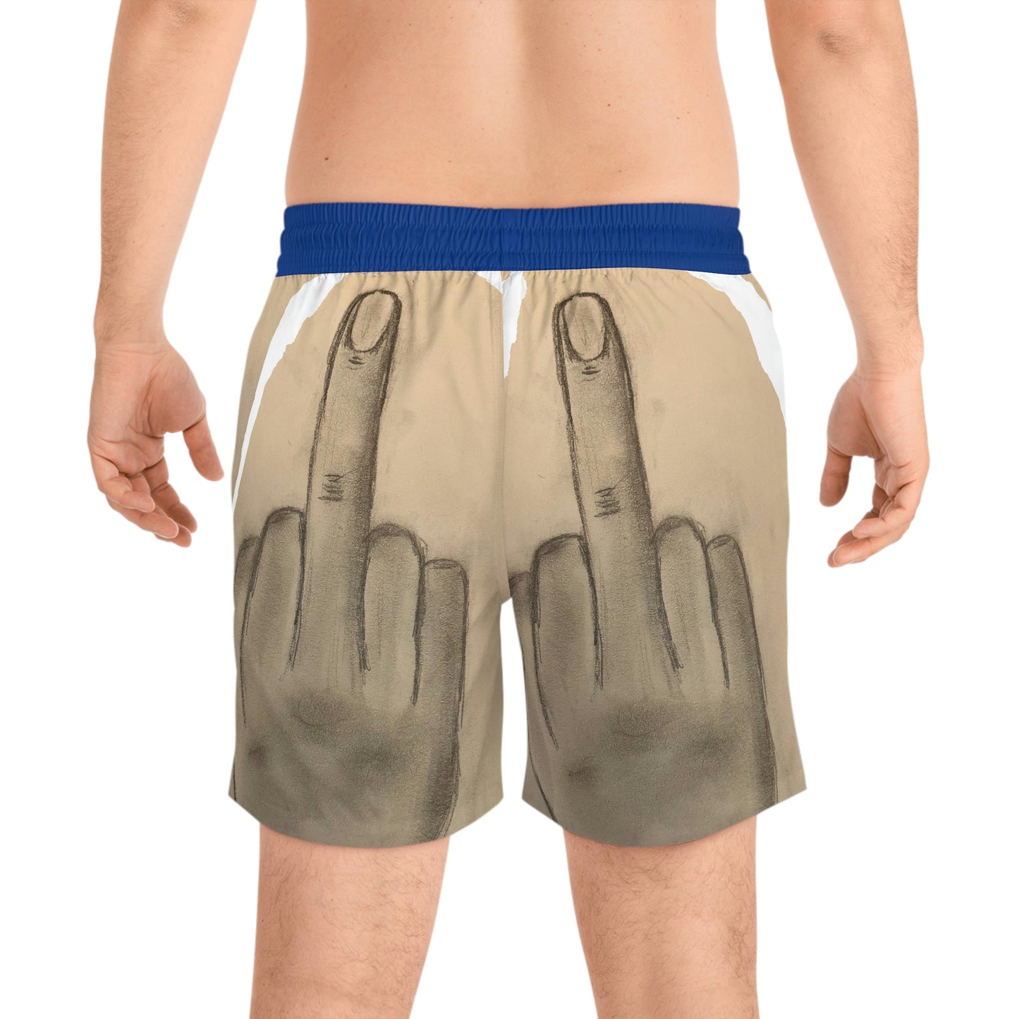 RFIF Logo Men's Mid-Length Swim Shorts