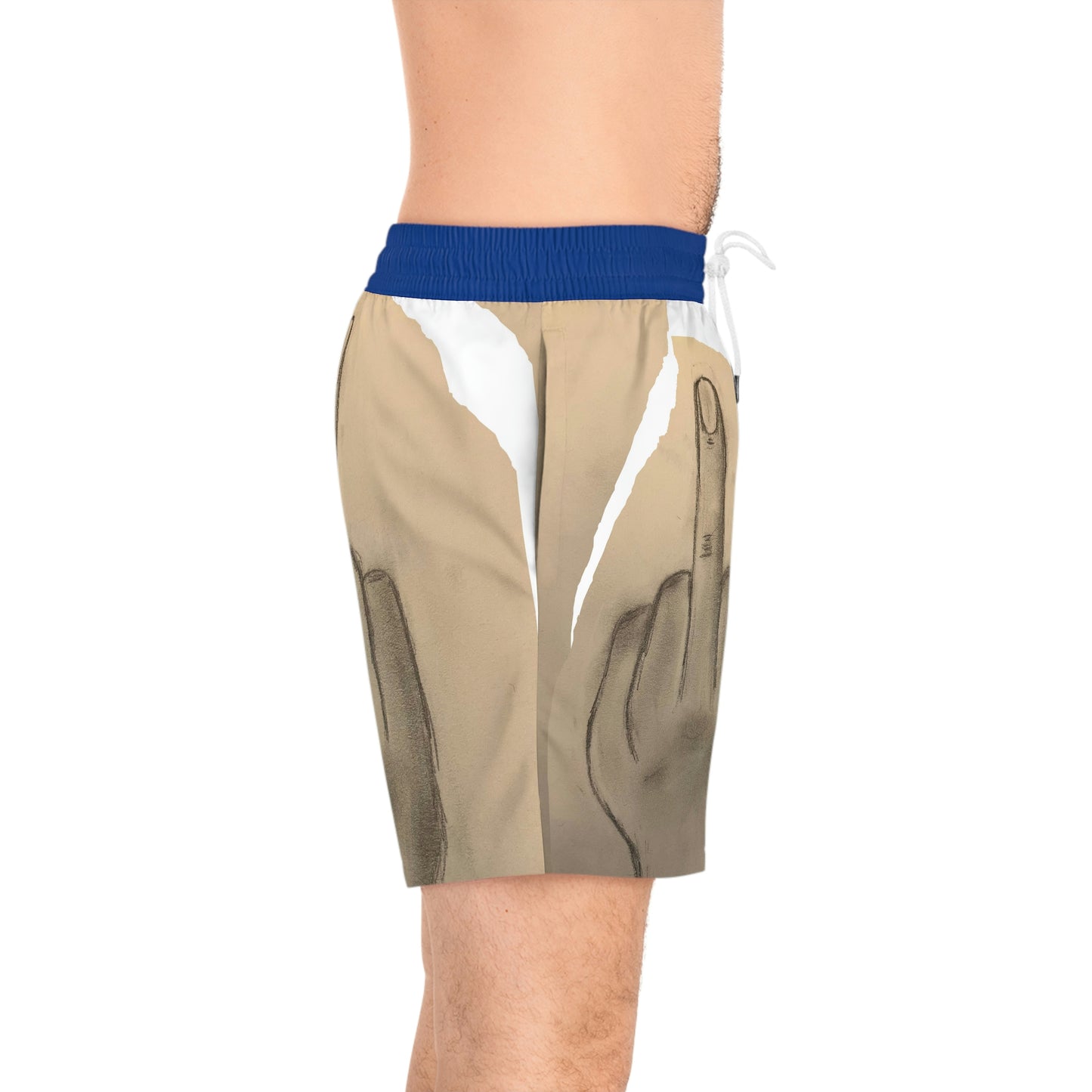 RFIF Logo Men's Mid-Length Swim Shorts