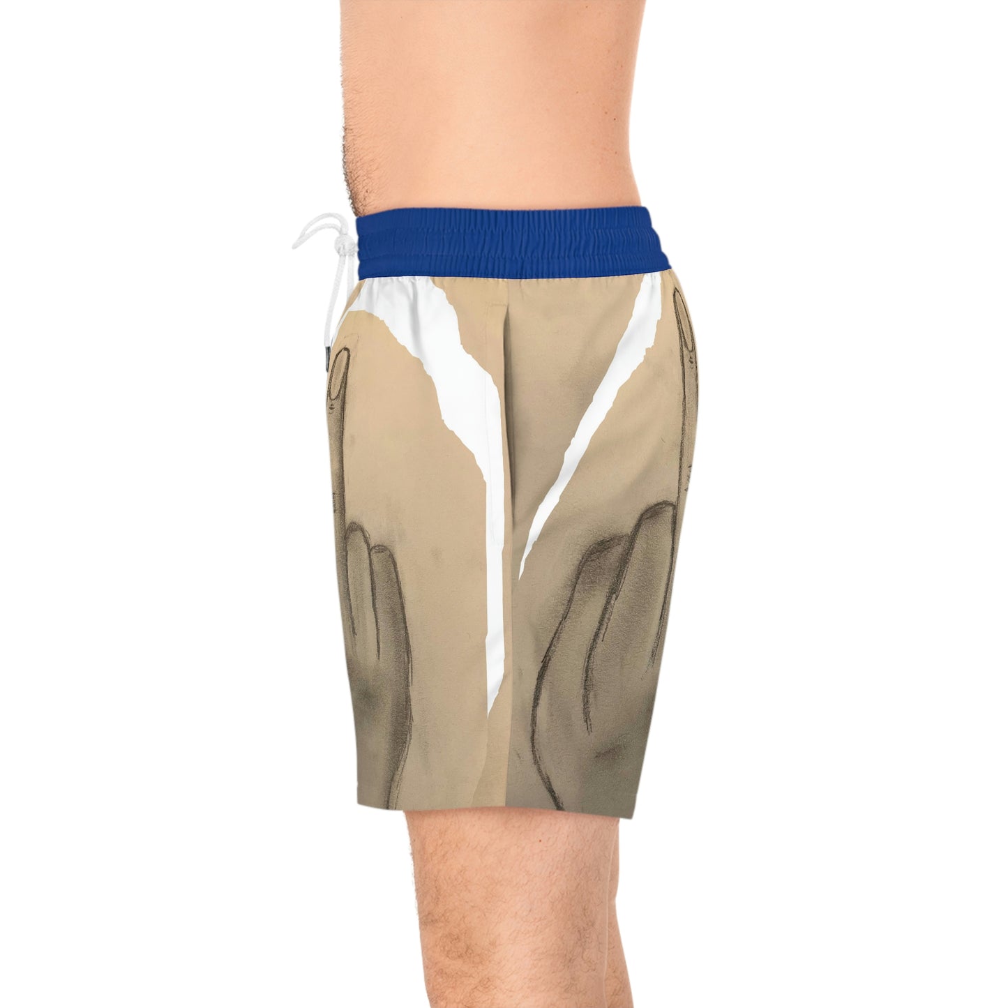 RFIF Logo Men's Mid-Length Swim Shorts