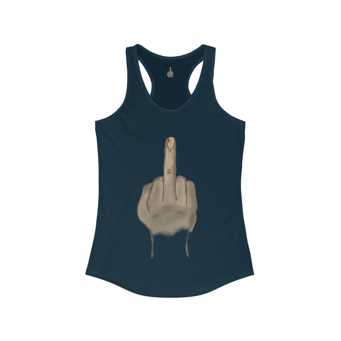 Middle Finger Gym T-shirt Women's Ideal Racerback Tank